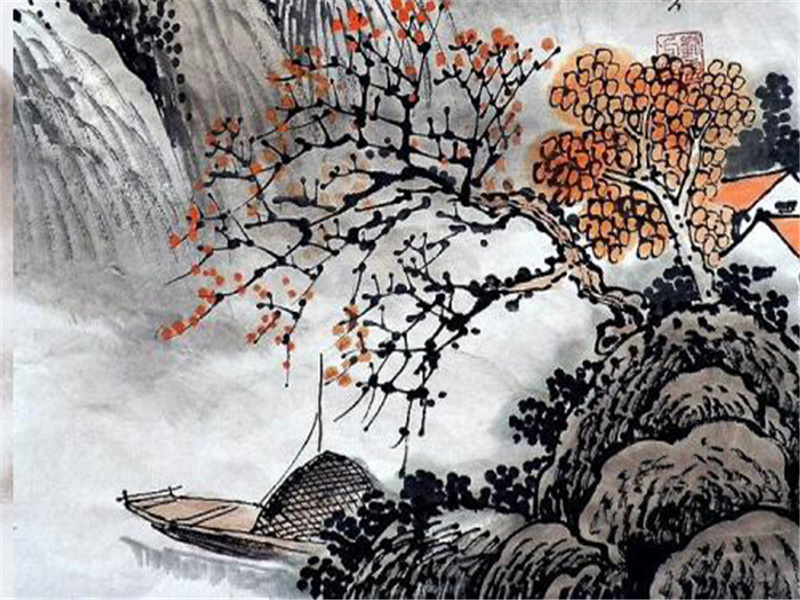 与鄠县源大少府宴渼陂