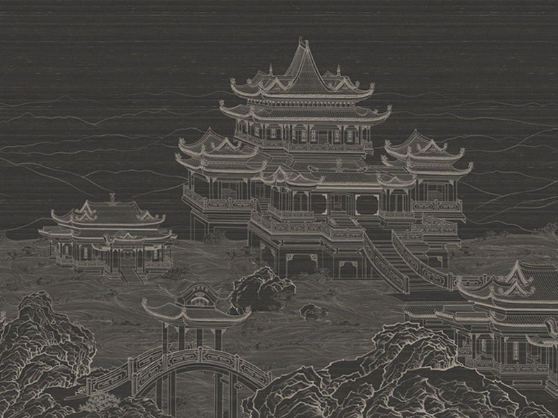 双喜-杜甫丛菊两开