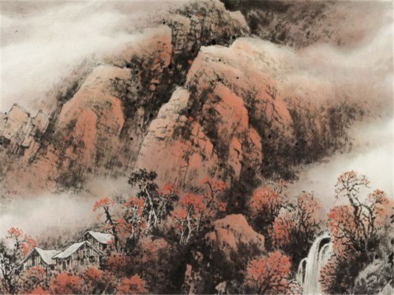 奉先刘少府新画山水障歌